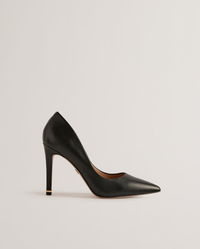 Chaussures à Talons Ted Baker Court With Embellished Heel Noir Femme | LPP-76850616